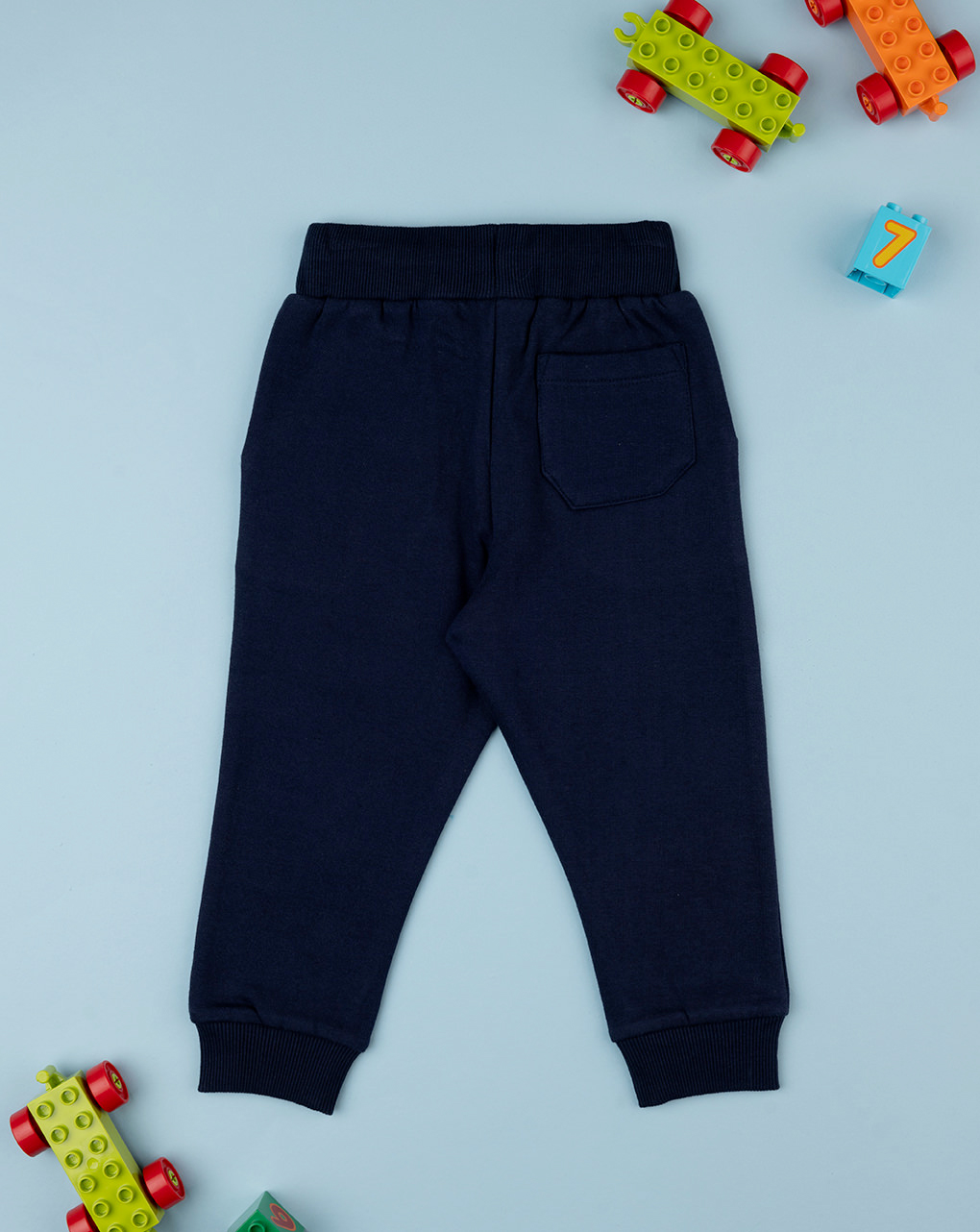 Pantalone blu bimbo in felpa lego - Prénatal