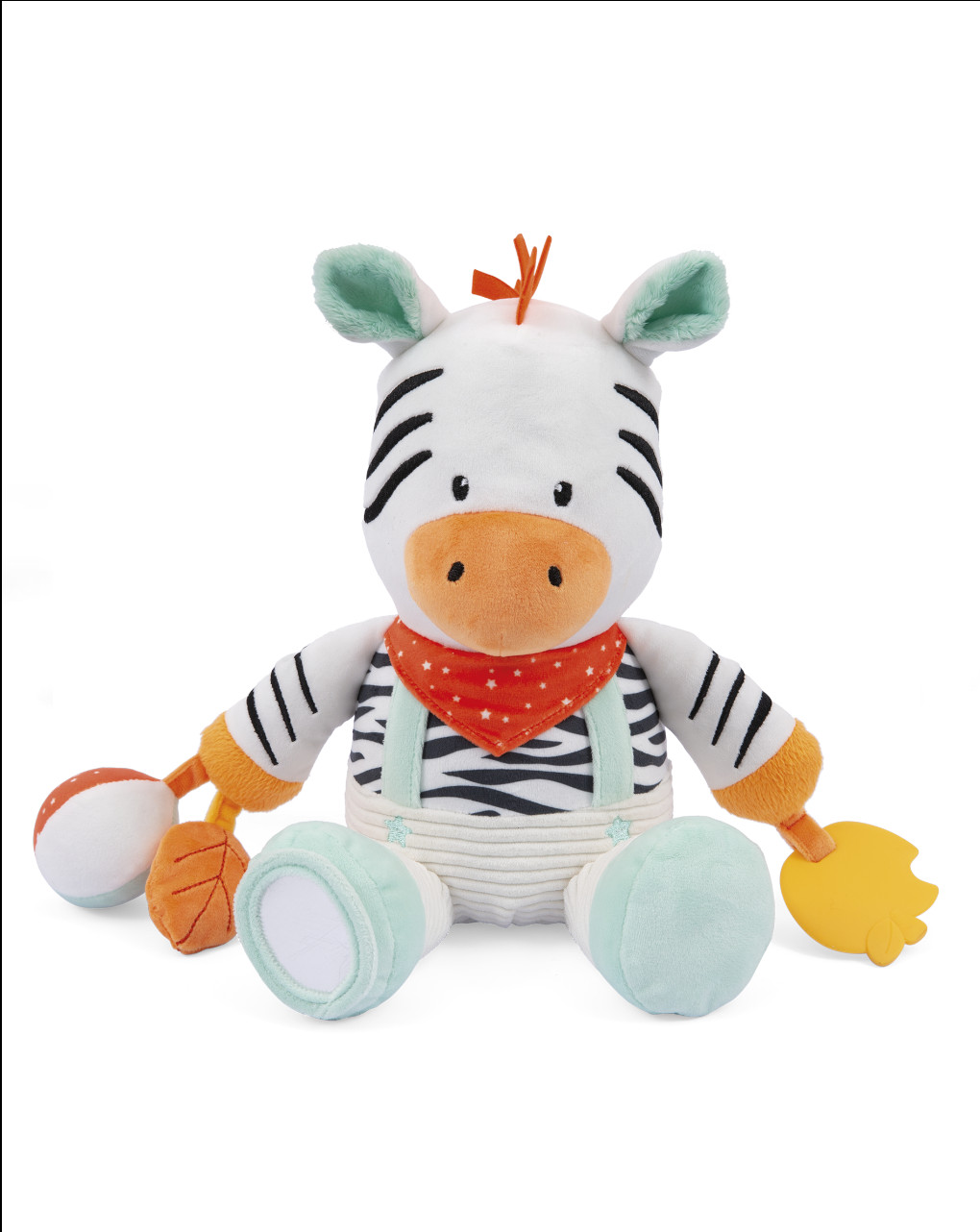 Zaki zebra peluche attività 25cm  - soft toys - Baby Smile