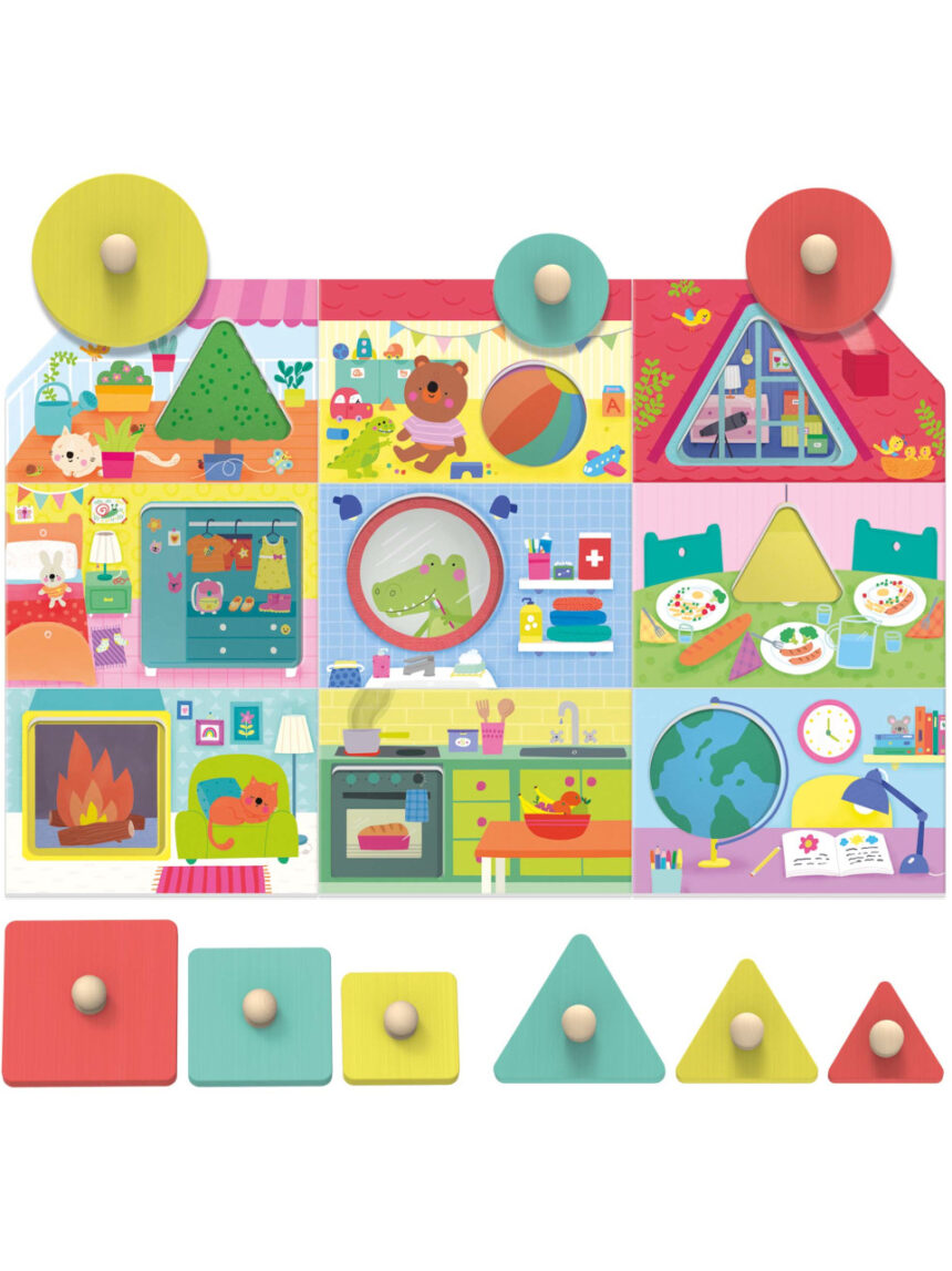 La mia prima casetta delle forme montessori 1/3 anni - headu - Headu