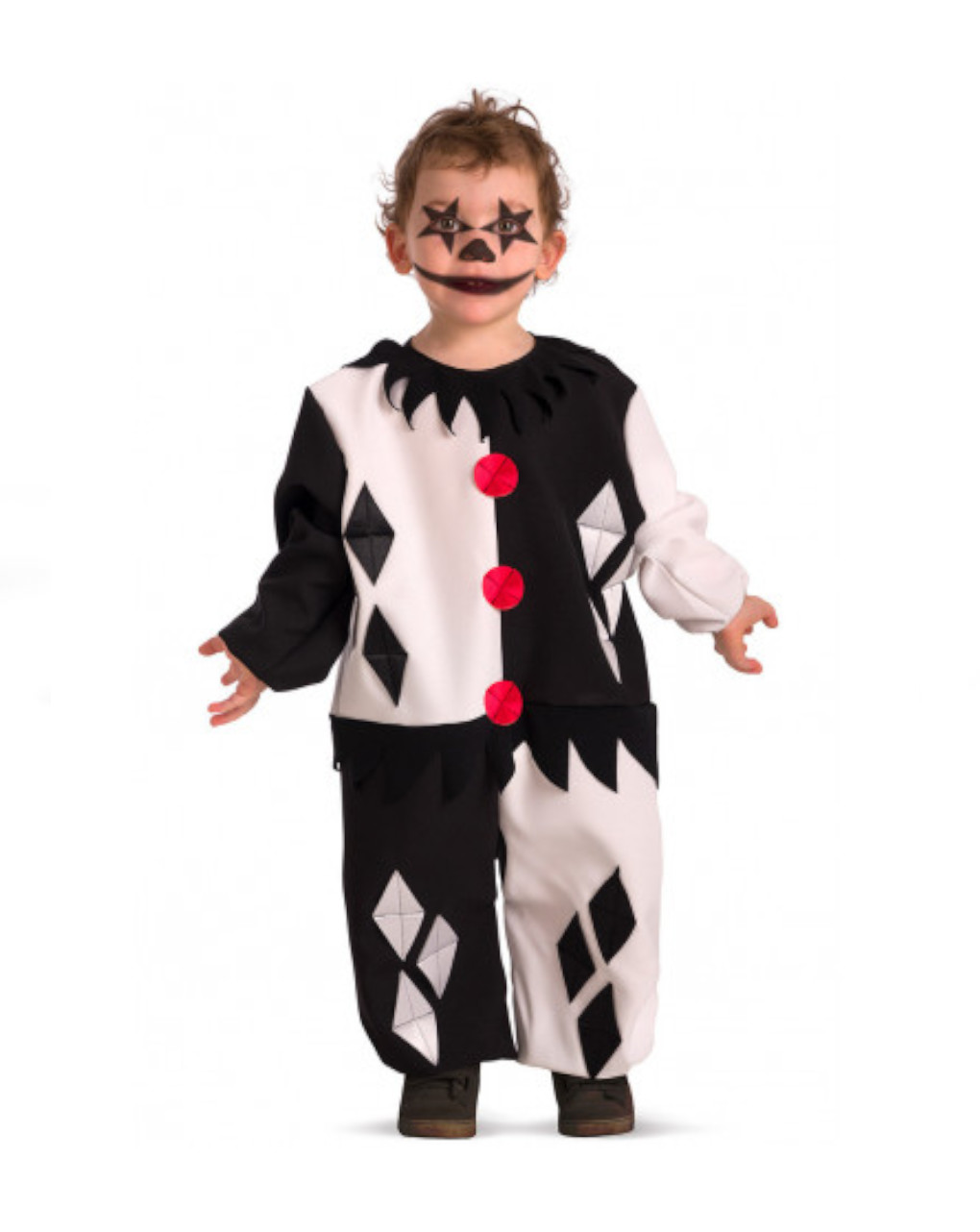 Costume clown horror baby unisex 1/2 anni - carnival toys