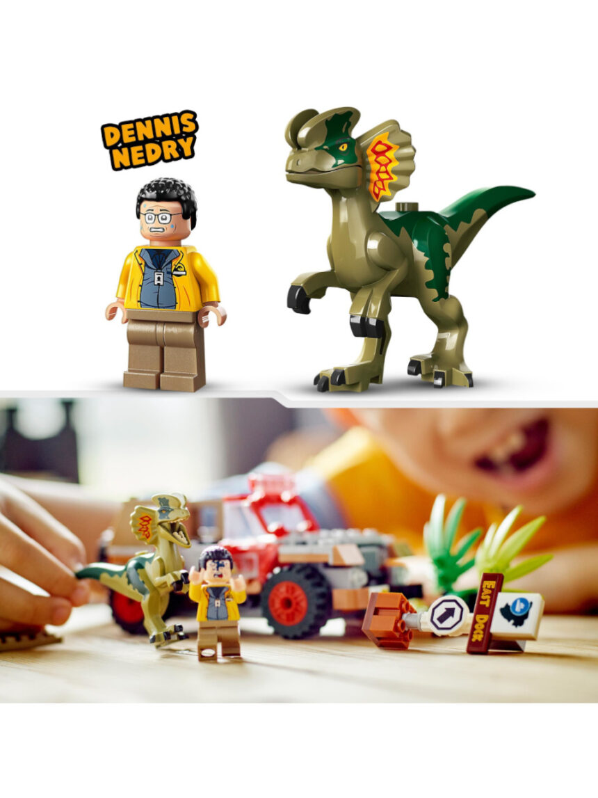 L’agguato del dilofosauro 76958 -  lego jurassic park - LEGO