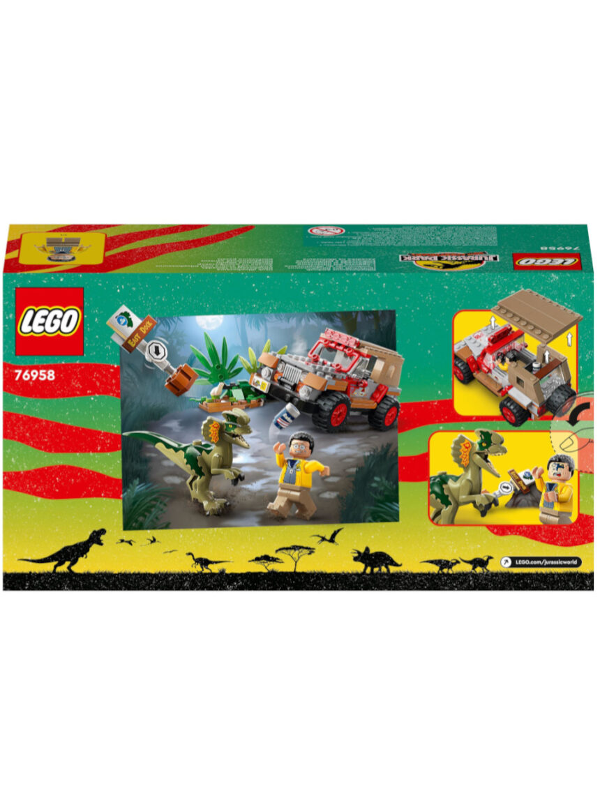 L’agguato del dilofosauro 76958 -  lego jurassic park - LEGO