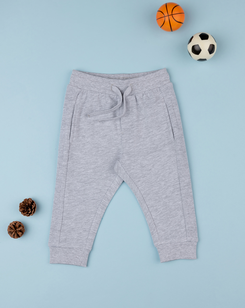 Pantalone bimbo grigio - Prénatal