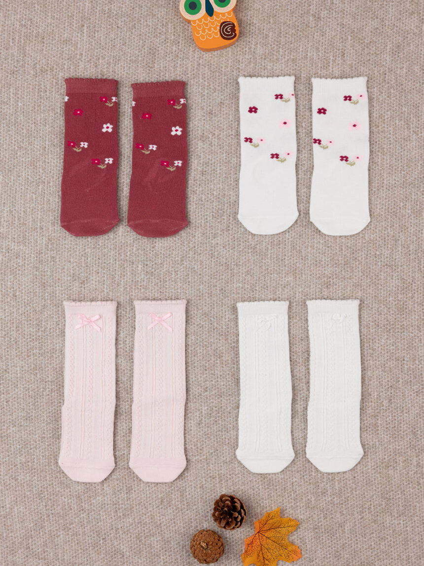 Pack 4 calze bimba soft - Prénatal