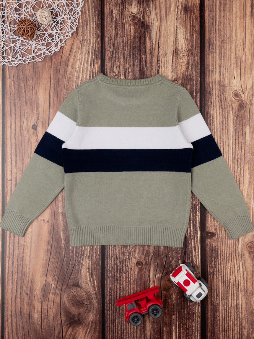 Maglione tricot bambino color block - Prénatal