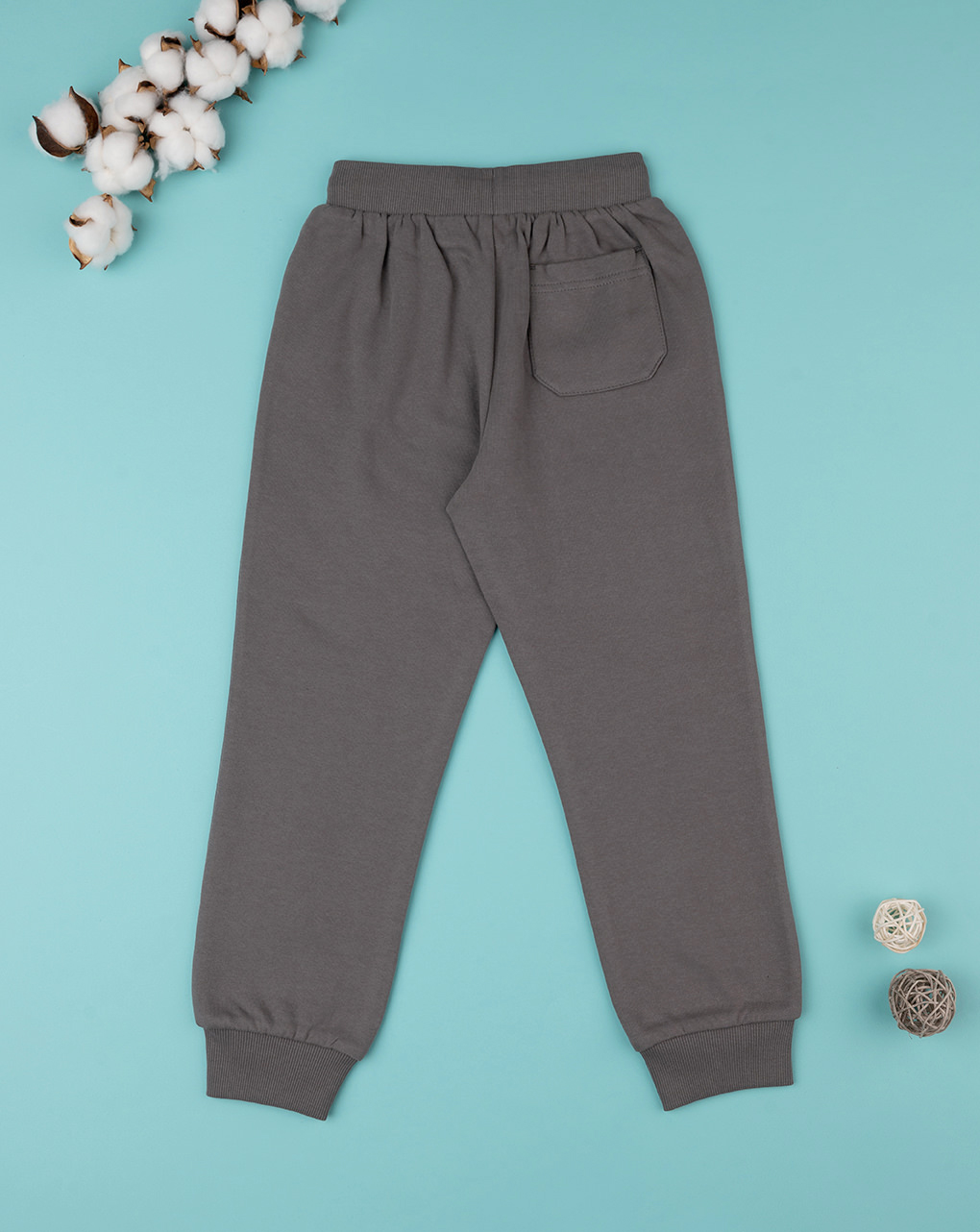 Pantalone felpato bimbo grigio - Prénatal