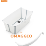 Flexi bath white + supporto in omaggio - stokke®