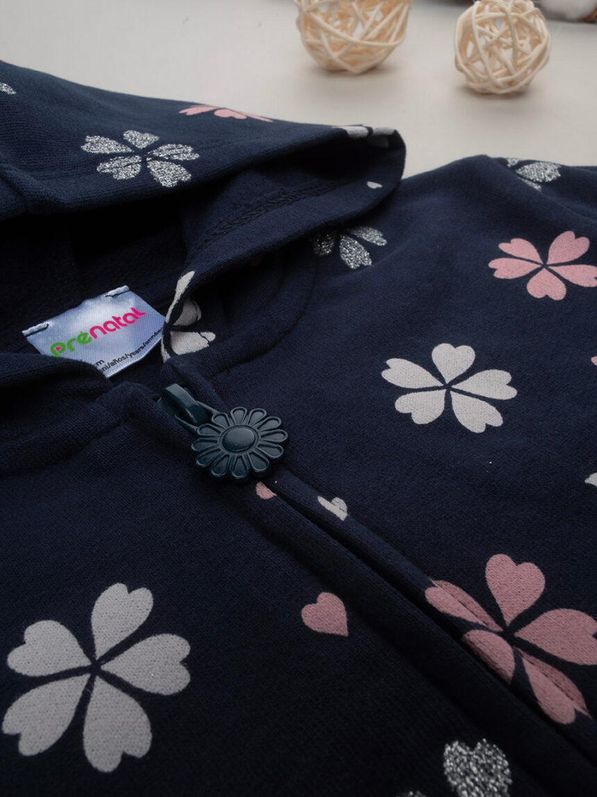 Jogger bambina in felpa con cappuccio - Prénatal