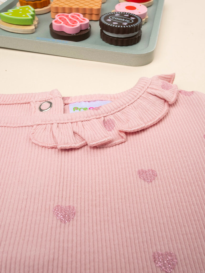 T-shirt costina bimba rosa - Prénatal