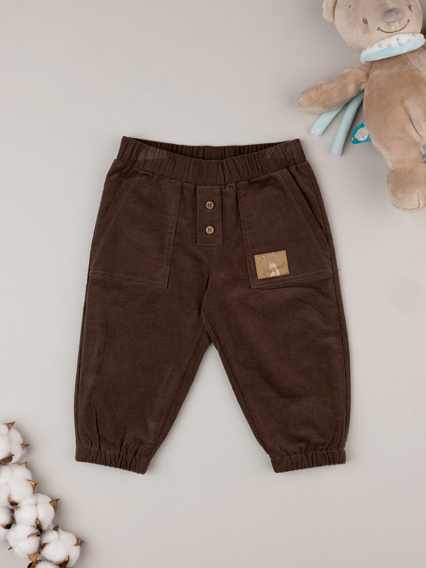 Pantalone marrone in velluto bimbo - Prénatal