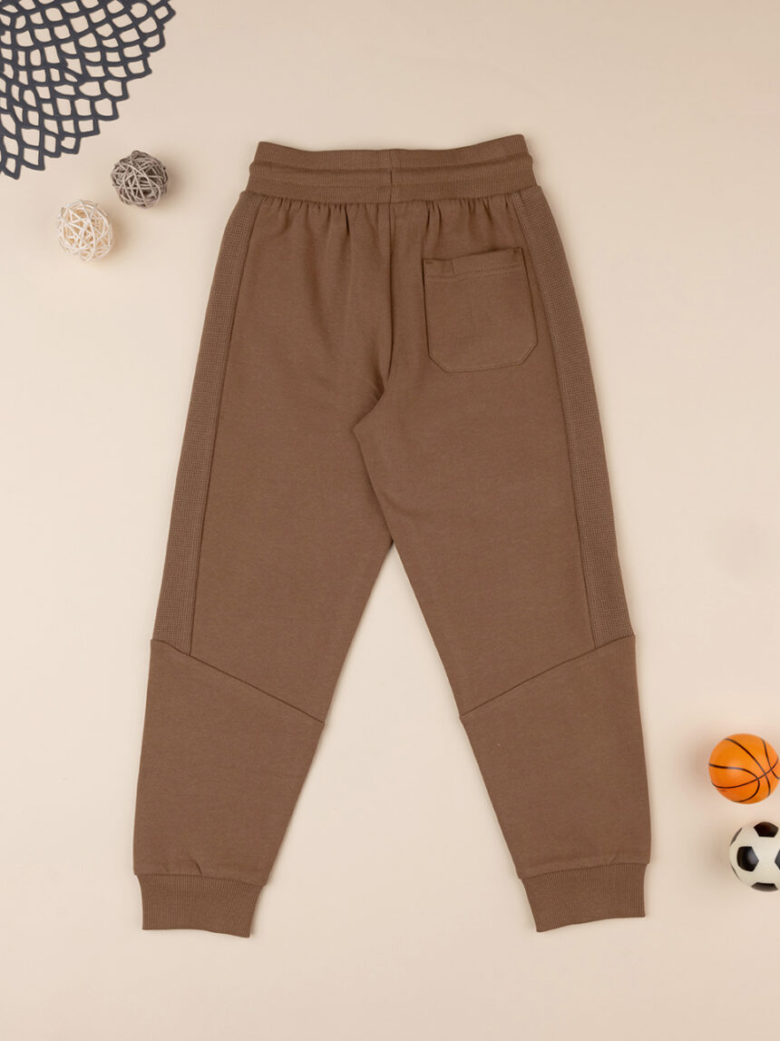 Pantaloni marroni bambino in felpa - Prénatal