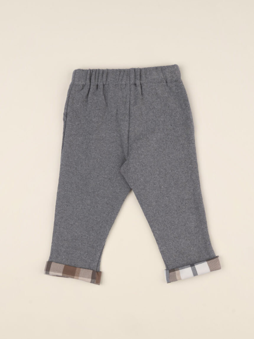 Pantalone bimbo felpa grigio - Prénatal