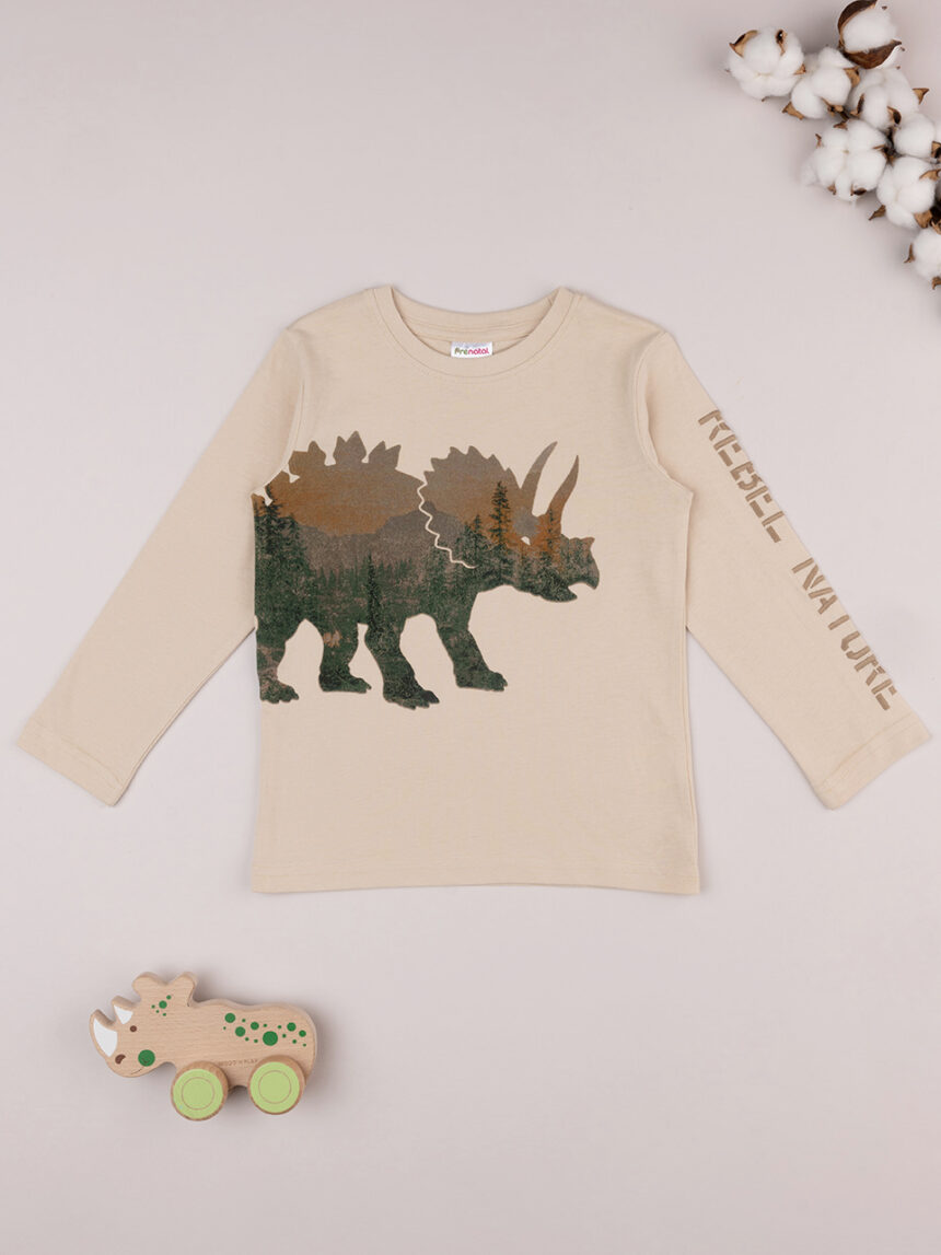 T-shirt maniche lunghe bambino "rinoceronte" - Prénatal