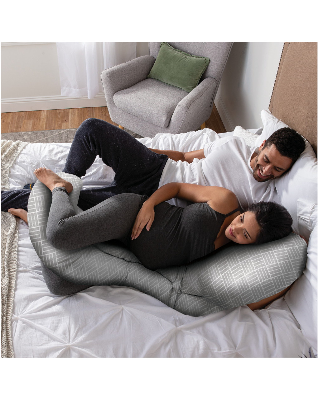 Cuscino custom fit total body pillow grigio- boppy - Boppy