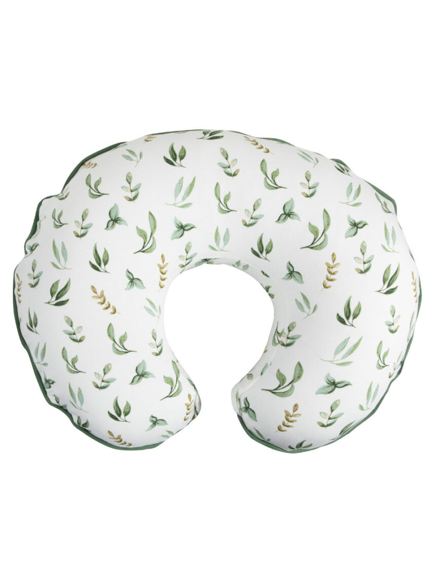 Nursing pillow - organic - green leaves - boppy - Boppy