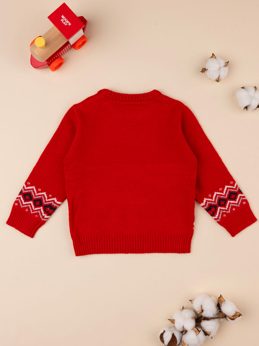 Maglione tricot bimbo rosso - Prénatal