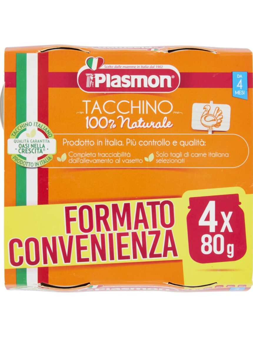 Plasmon - Omogeneizzato Trota - 4x80g - Bimbostore