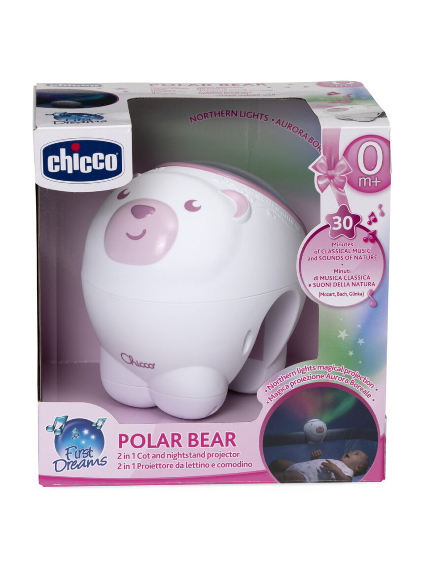 Proiettore orso polare rosa 0+ mesi - chicco - Chicco