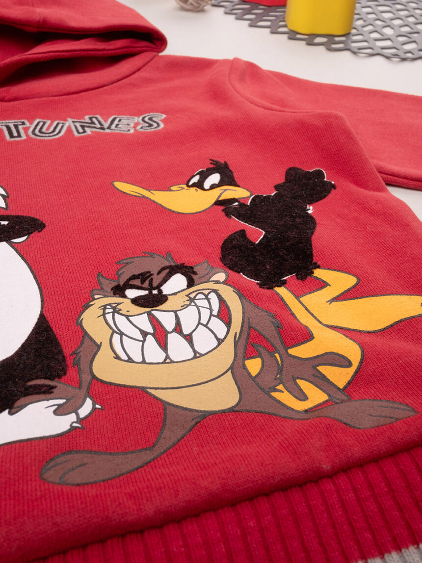 Felpa con cappuccio looney tunes bimbo - Prénatal