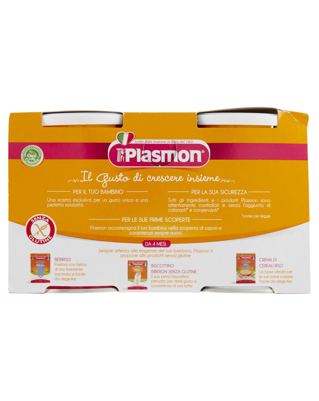 Plasmon - biscottino granulato senza glutine 2x374g - Plasmon