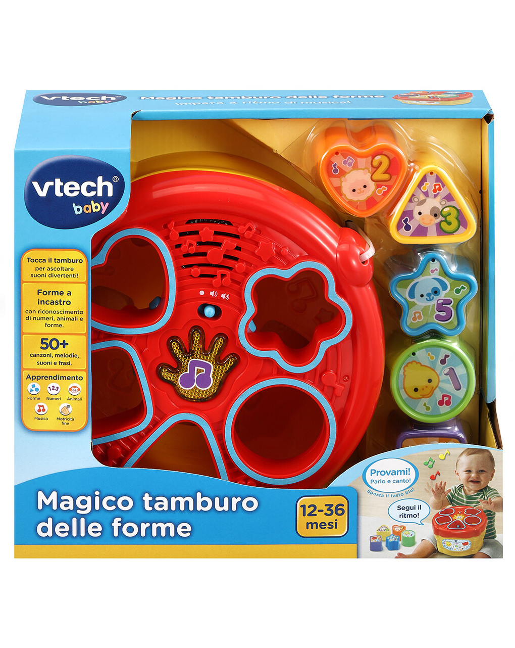 Magico tamburo delle formine 12-36 mesi - vtech - VTECH