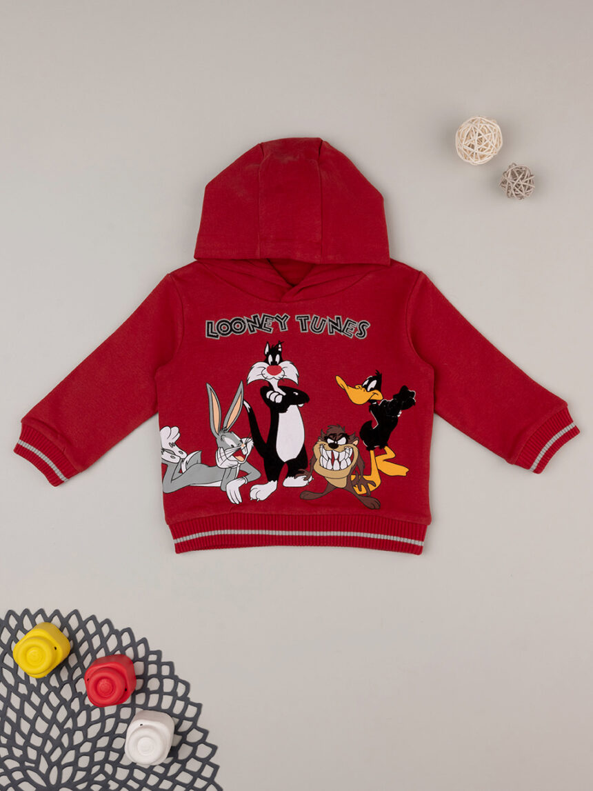 Felpa con cappuccio looney tunes bimbo - Prénatal