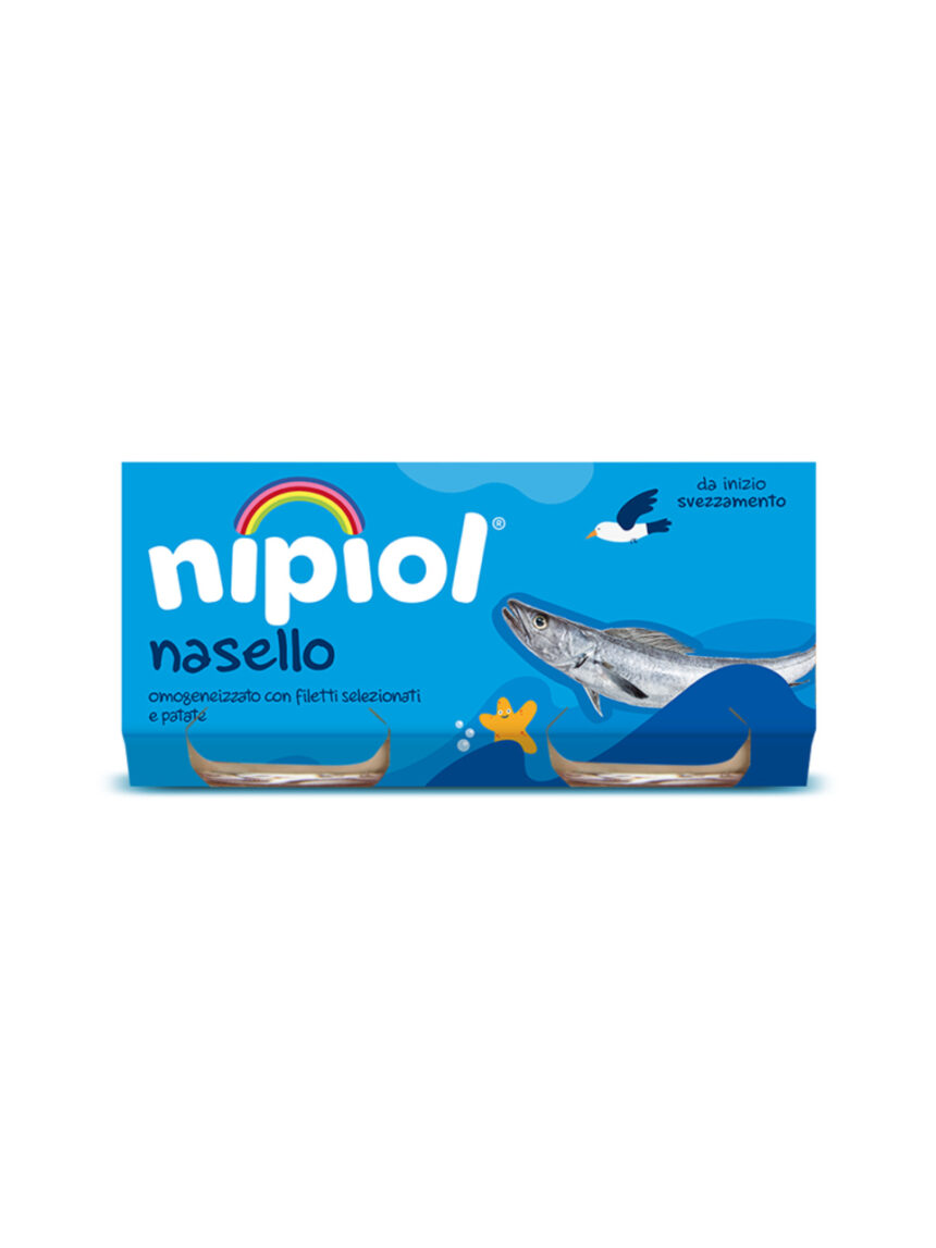 Nipiol - omogeneizzato nasello 2x80gr - Nipiol
