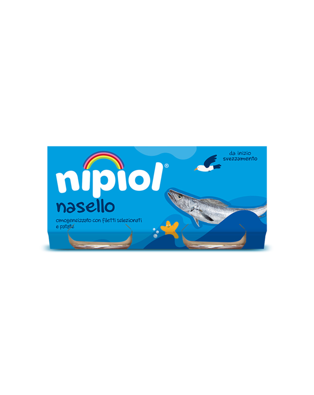 Nipiol - omogeneizzato nasello 2x80gr - Nipiol