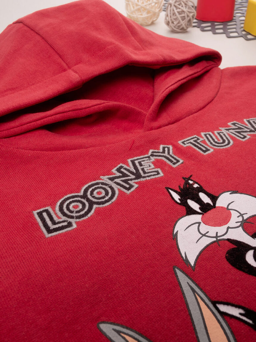 Felpa con cappuccio looney tunes bimbo - Prénatal