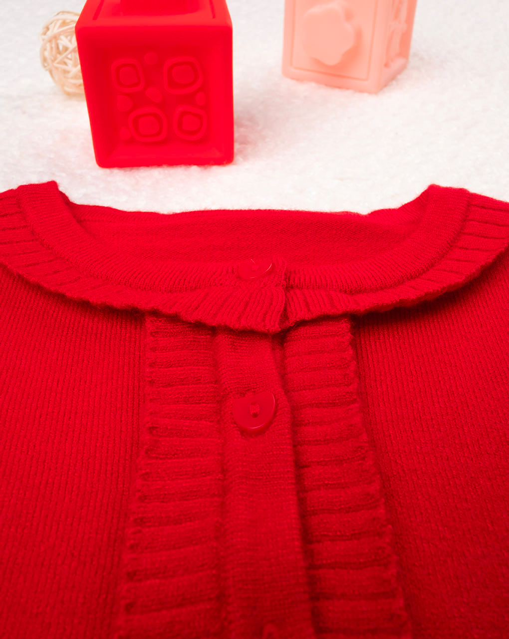 Cardigan tricot bimba rosso - Prénatal