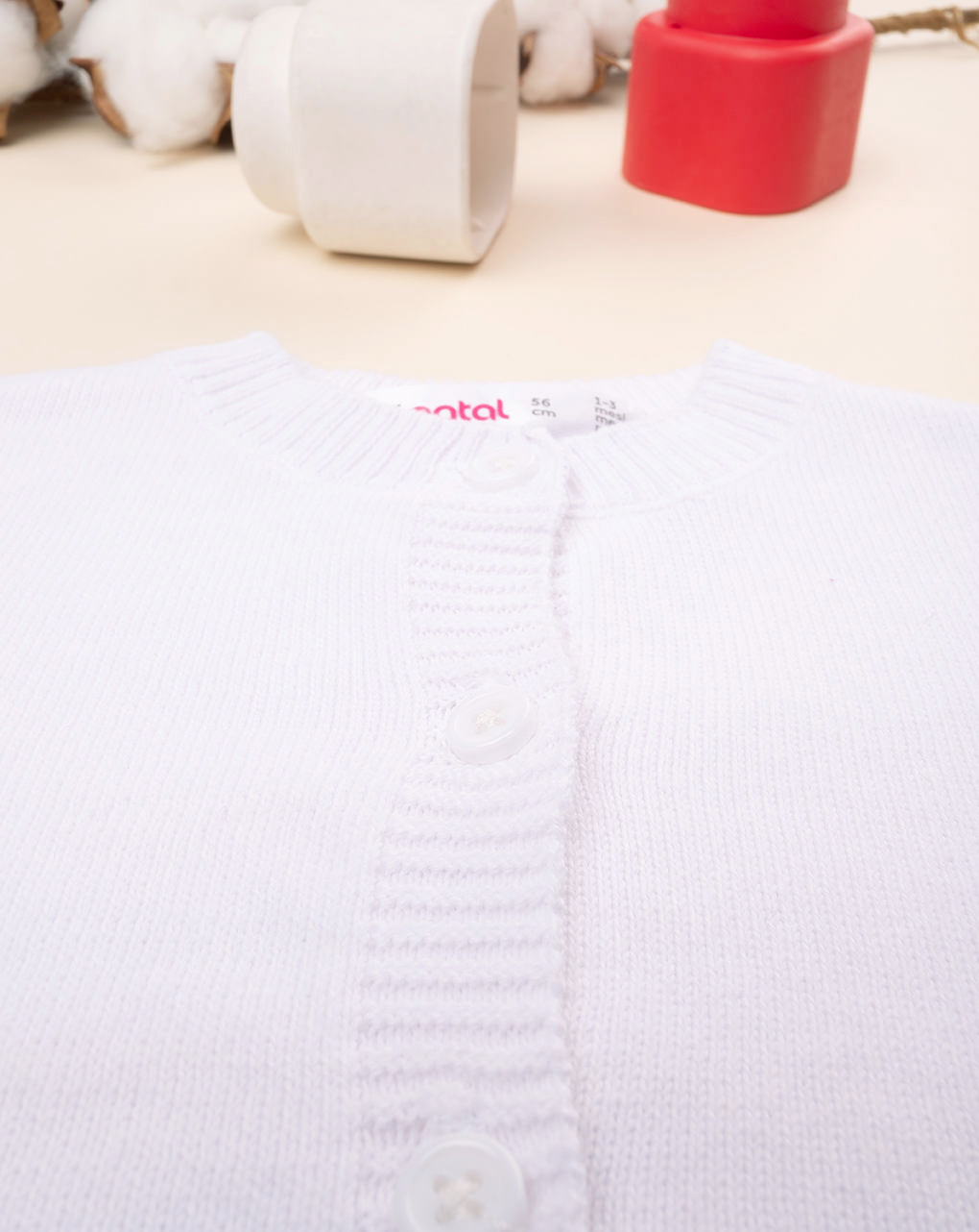 Cardigan bianco tricot corredino - Prénatal