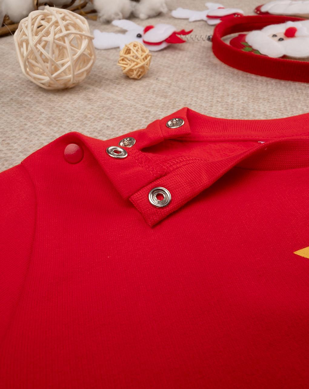 Pigiama bimbo rosso "natale" - Prénatal