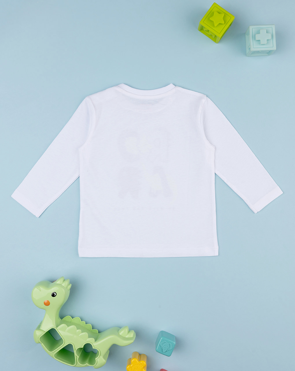 T.shirt bimbo bianca con stampa - Prénatal