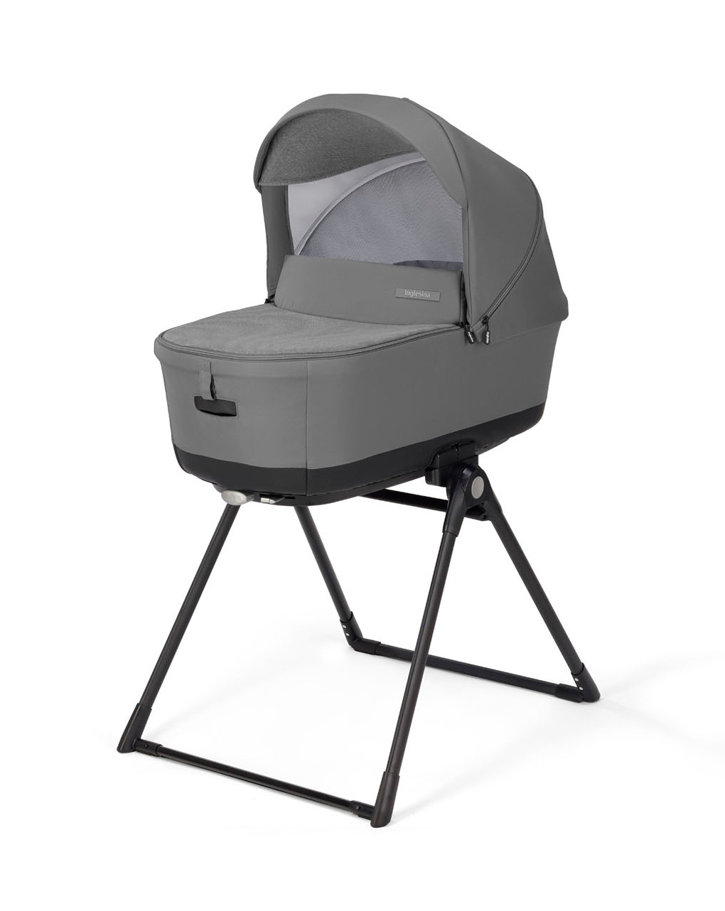Electa system quattro con seggiolino darwin e telaio total black - colore chelsea grey - inglesina - Inglesina