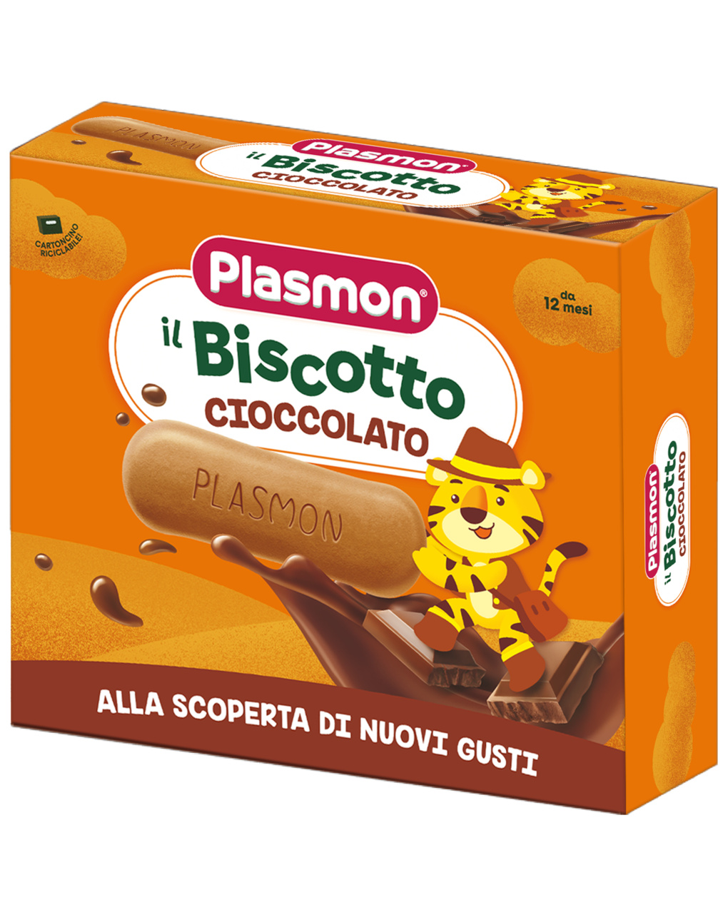 Biscotto plasmon al cioccolato 12m+ 320 g - plasmon