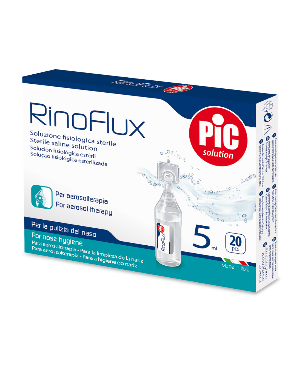 Soluzione fisiologica rinoflux 20 fiale 5ml - pic