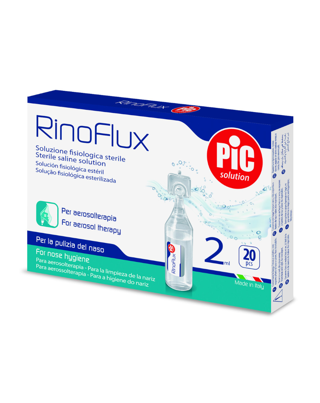 Soluzione fisiologica rinoflux 20 fiale 2ml - pic