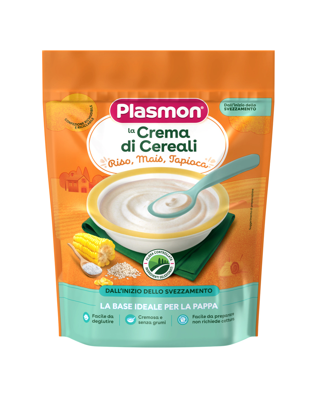 Crema di cereali riso mais tapioca 200 gr - plasmon