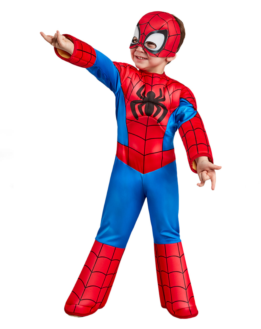 Costume spiderman saf preschool taglia xs (2-3 anni)
