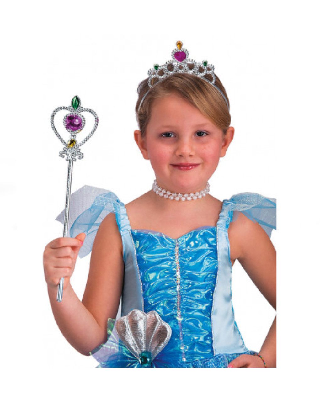 Set principessa argento con corona e scettro - carnival toys - Carnival Toys