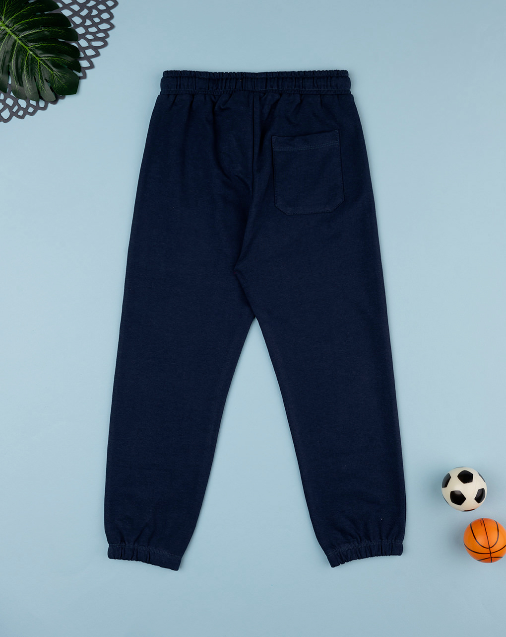 Pantalone lungo blu con stampa bambino - Prénatal