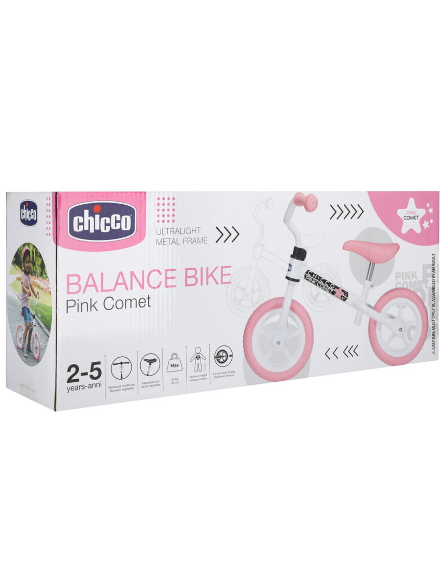 Balance bike pink comet 2-5 anni - chicco - Chicco