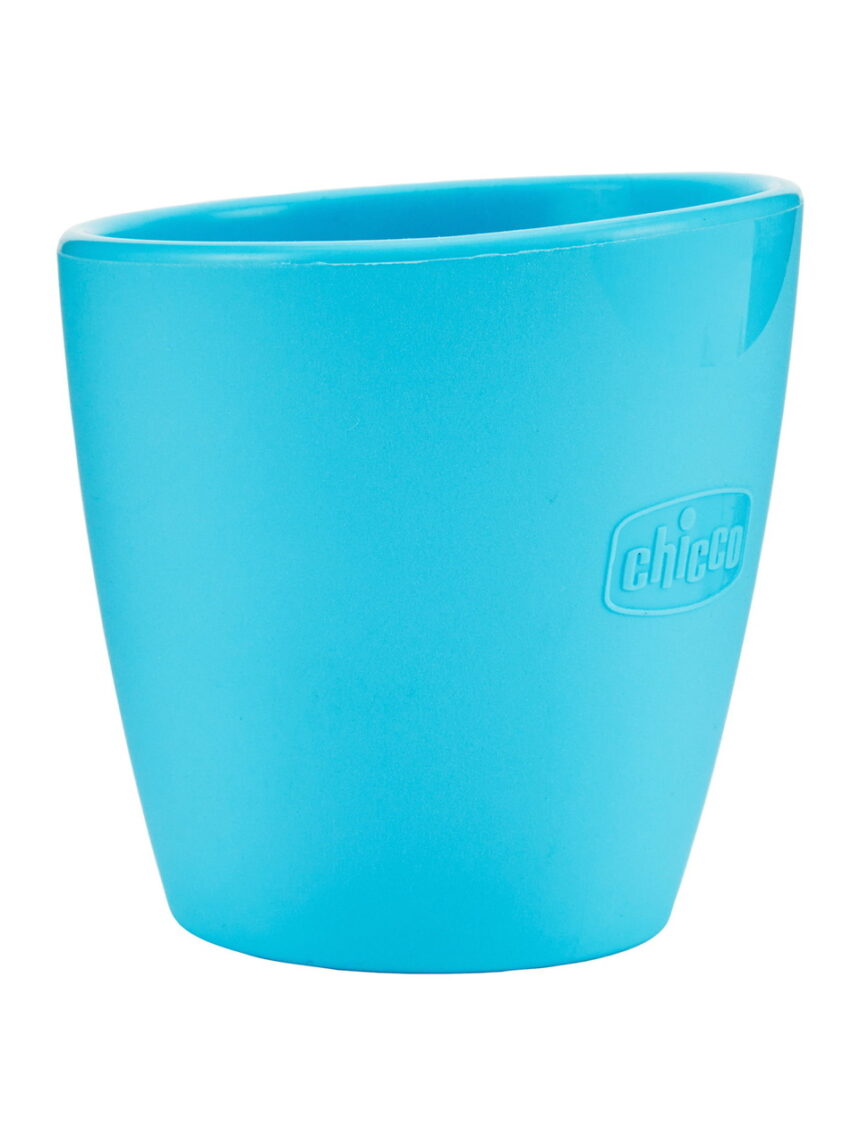 Bicchiere in silicone azzurro - chicco - Chicco