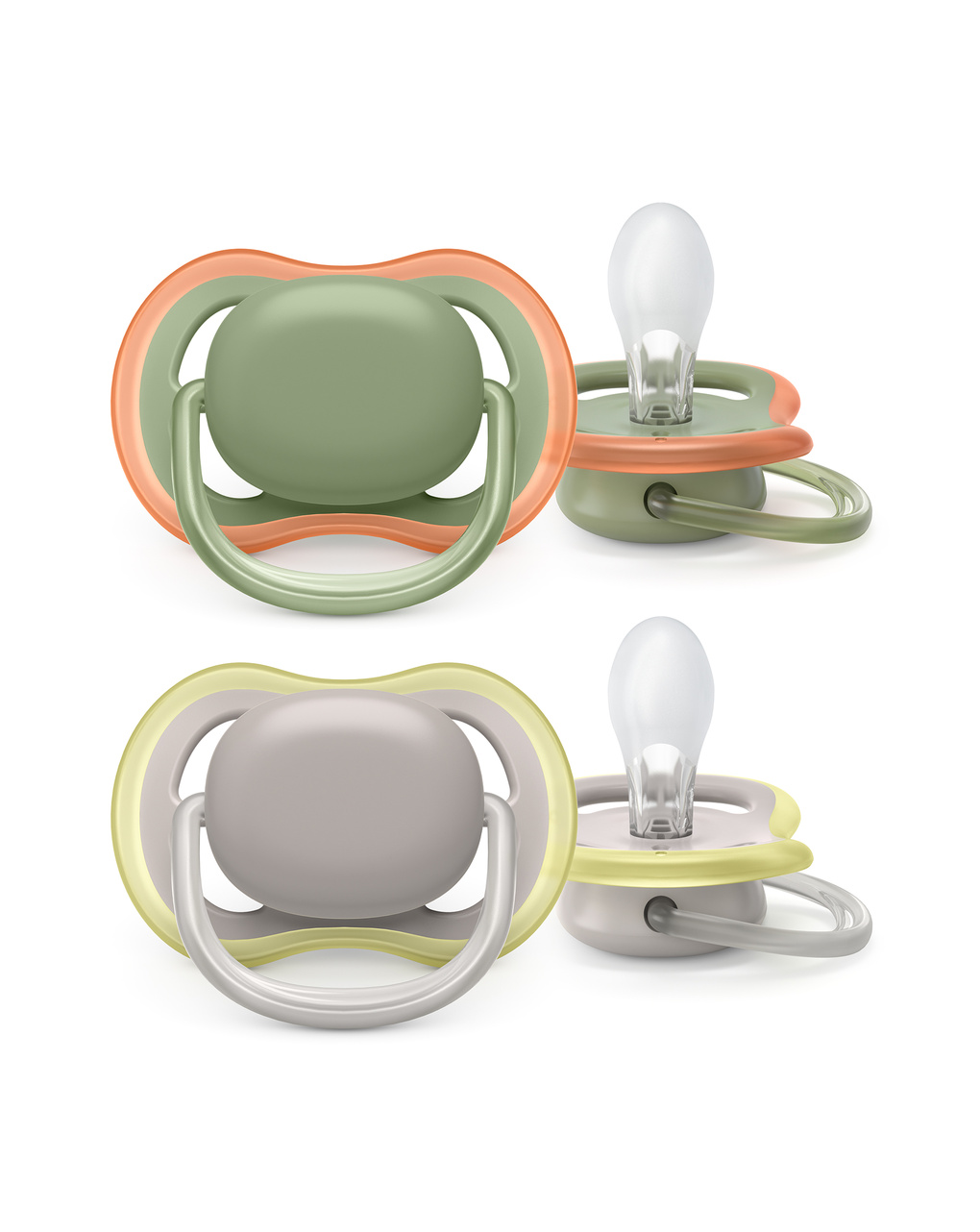 Ciuccio Nip Cherry Lattime Morbido Per Neonati 0-6 Mesi – Set Da 4 Con Catenella Naturale