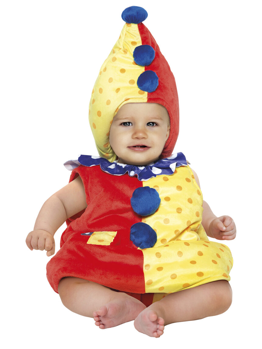 Costume Carnevale baby fragolina - Il Giullare Colore Rosso Taglia 7 - 9  mesi