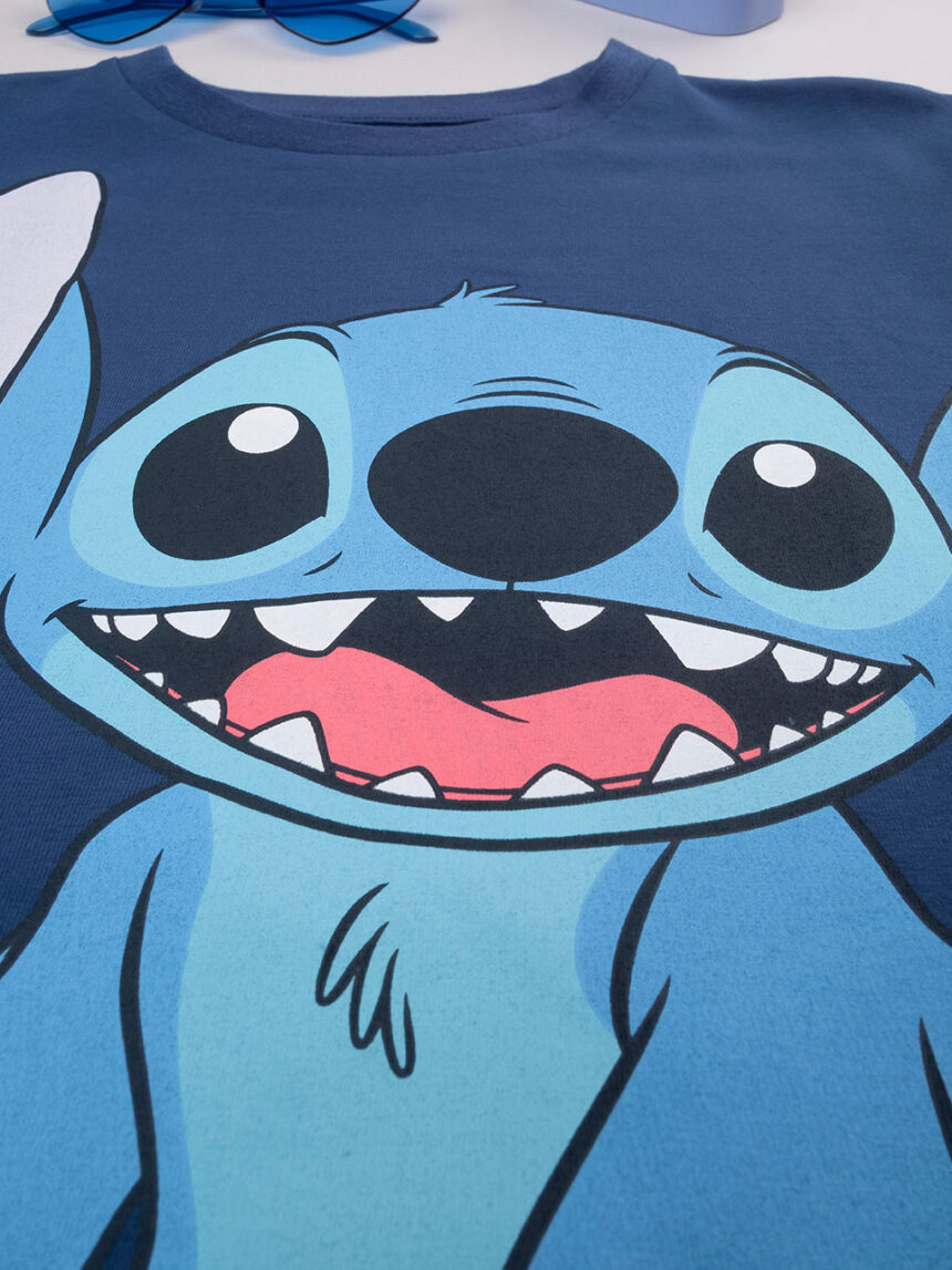 T-shirt mini me bambino blu "stitch" - Prénatal