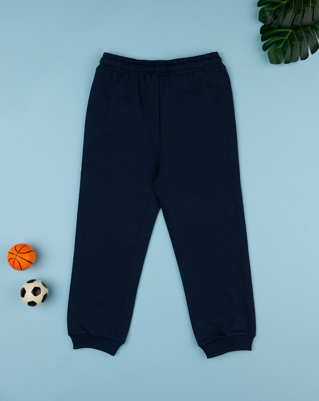 Pantalone sportivo blu bambino con stampa - Prénatal