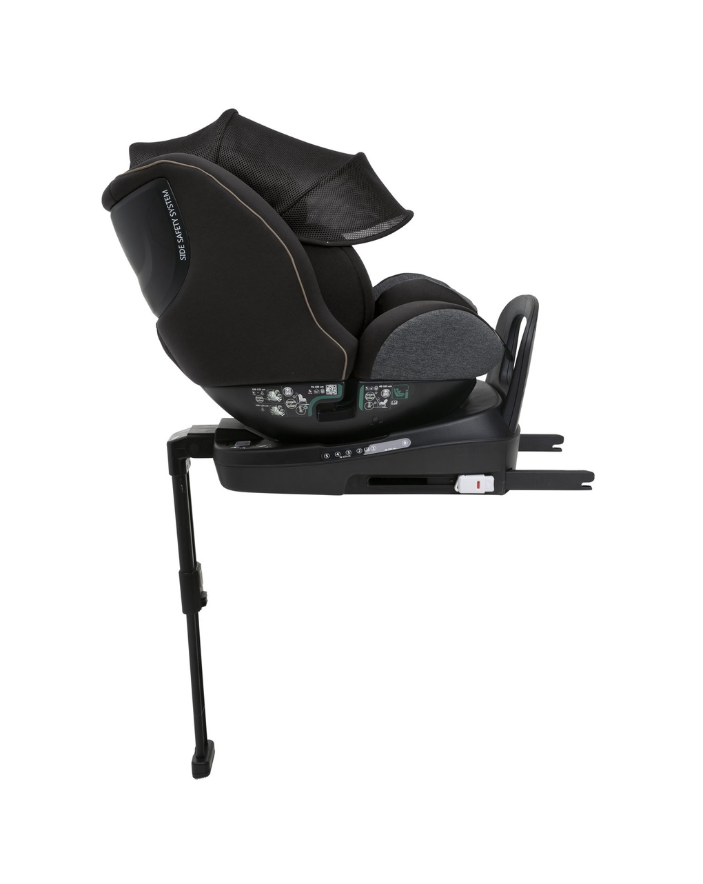 Seggiolino seat3fit air (40-125 cm) black melange - chicco - Chicco
