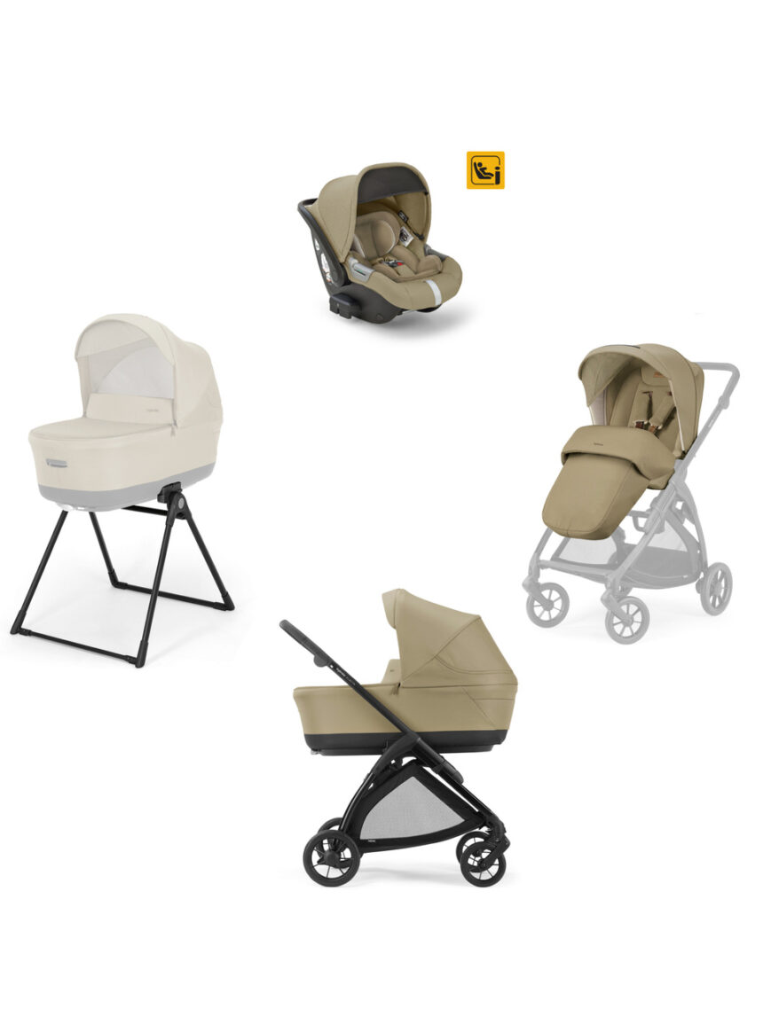 Electa system quattro darwin colore dumbo caramel telaio total black - inglesina - Inglesina