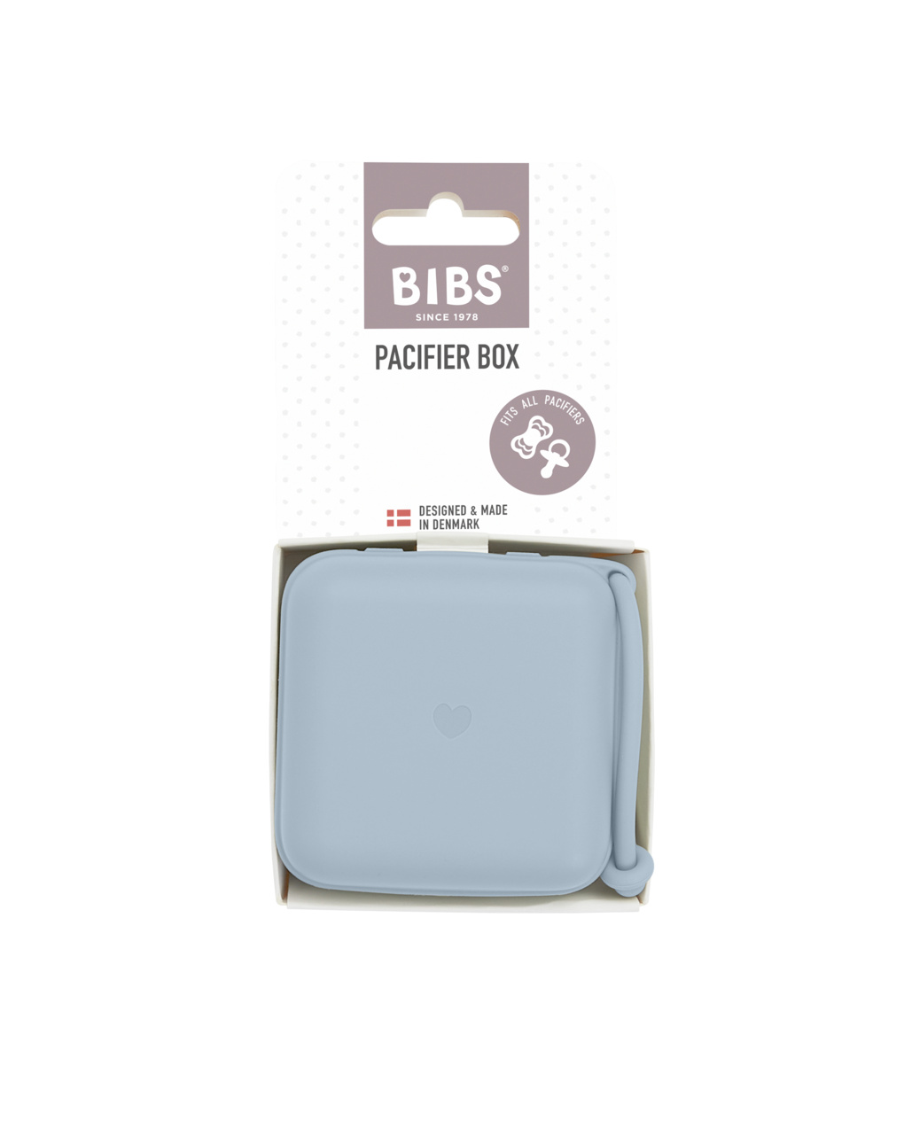 Scatola porta ciuccio bably blu- bibs - BIBS